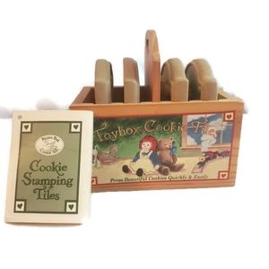 1999 Vintage Brown Bag Toybox Cookie Tiles